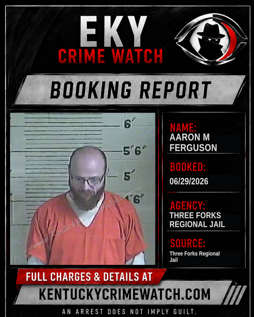 Aaron M Ferguson booking image