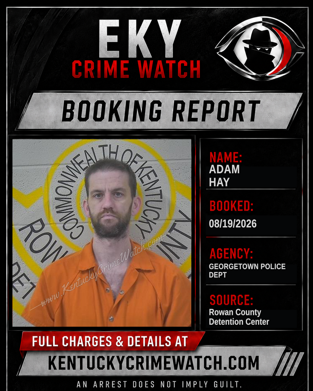 ADAM HAY booking image
