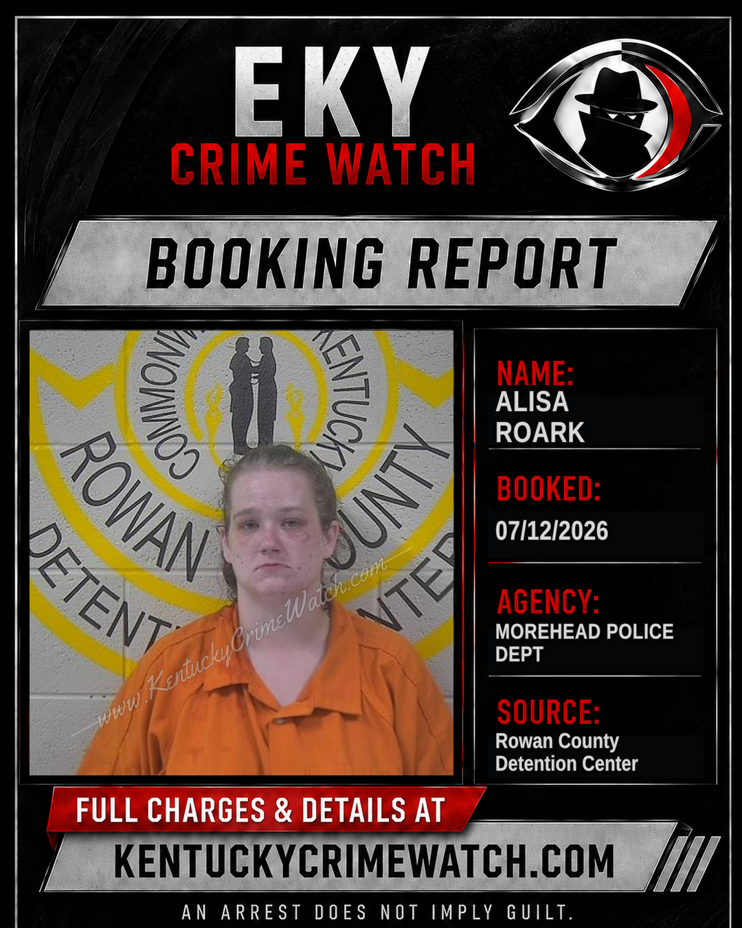 ALISA ROARK booking image