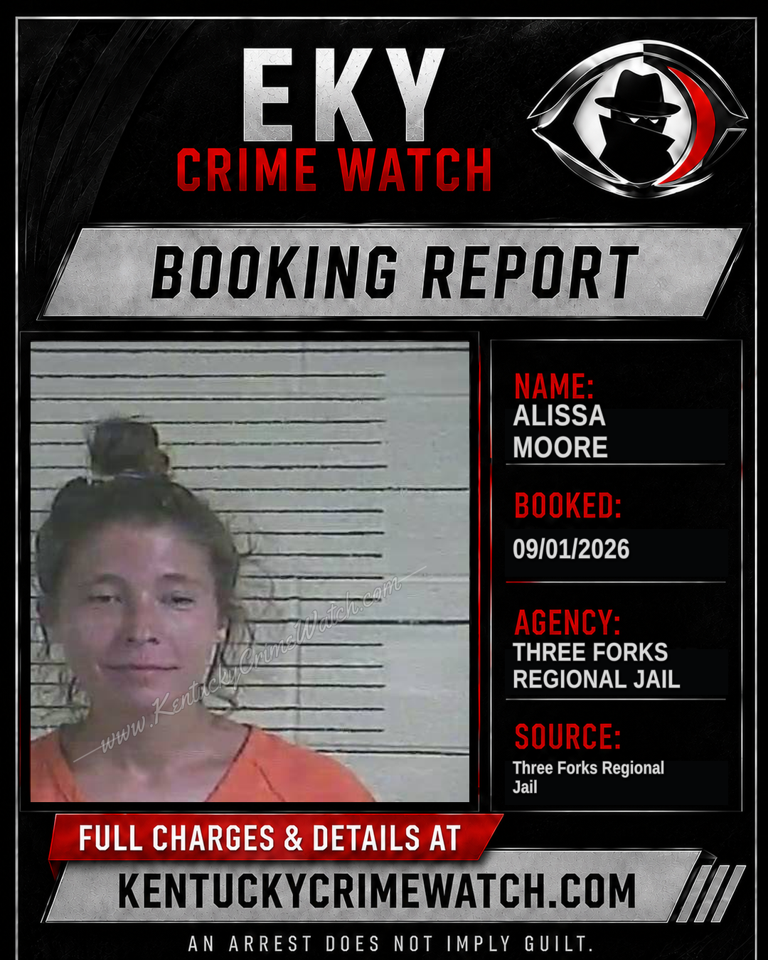 Alissa Moore booking image
