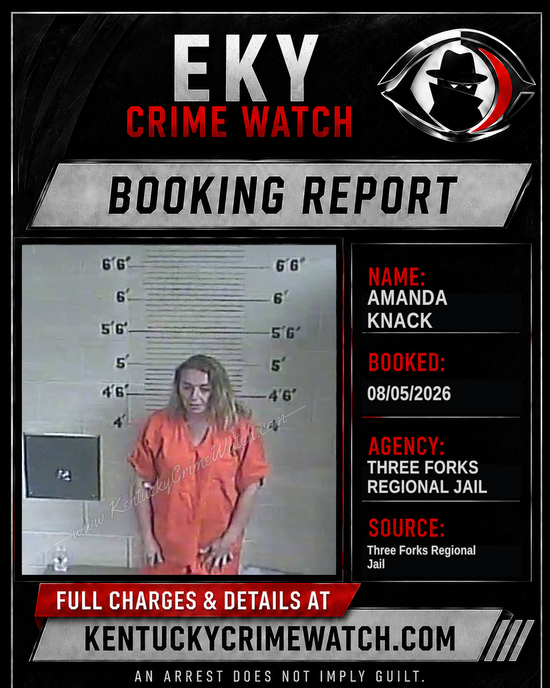 Amanda Knack booking image