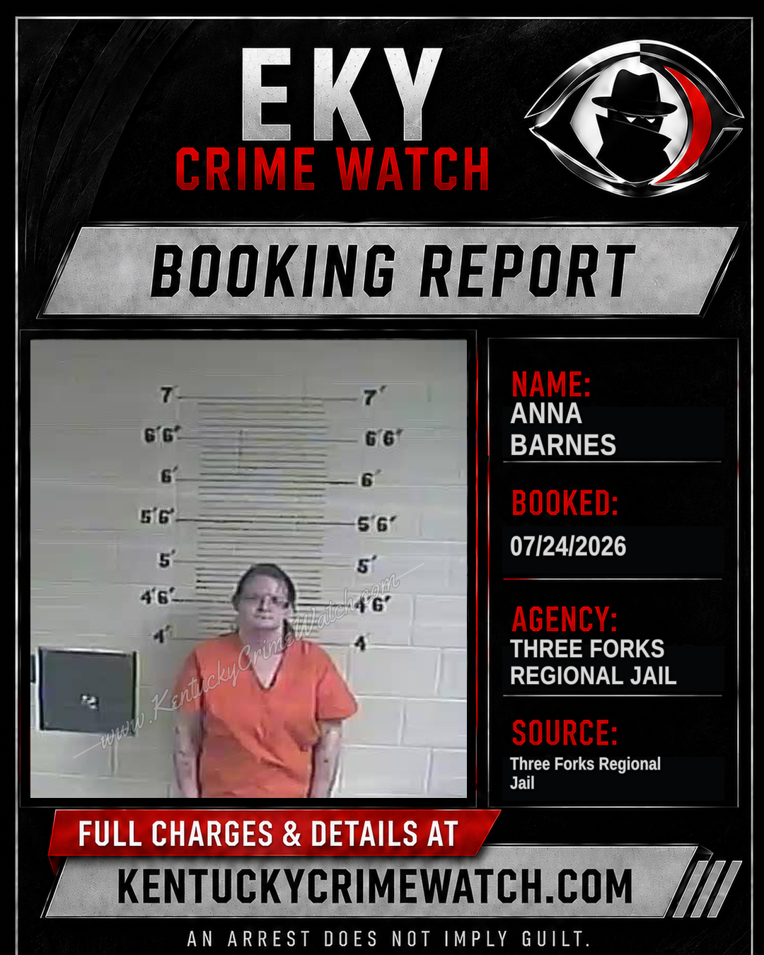Anna Barnes booking image