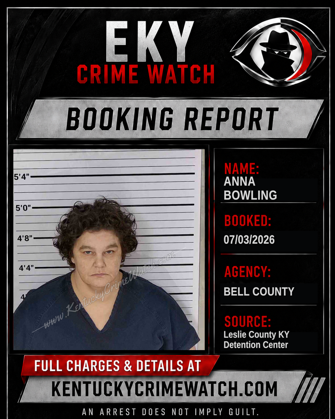ANNA BOWLING booking image