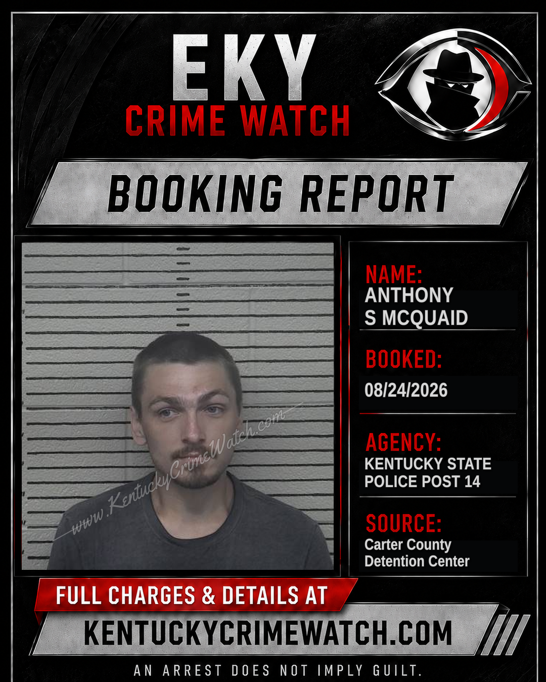 ANTHONY S MCQUAID booking image