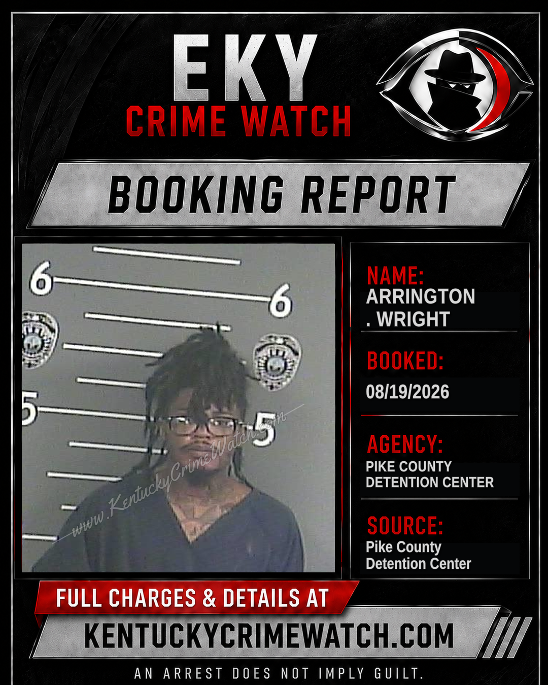 ARRINGTON . WRIGHT booking image