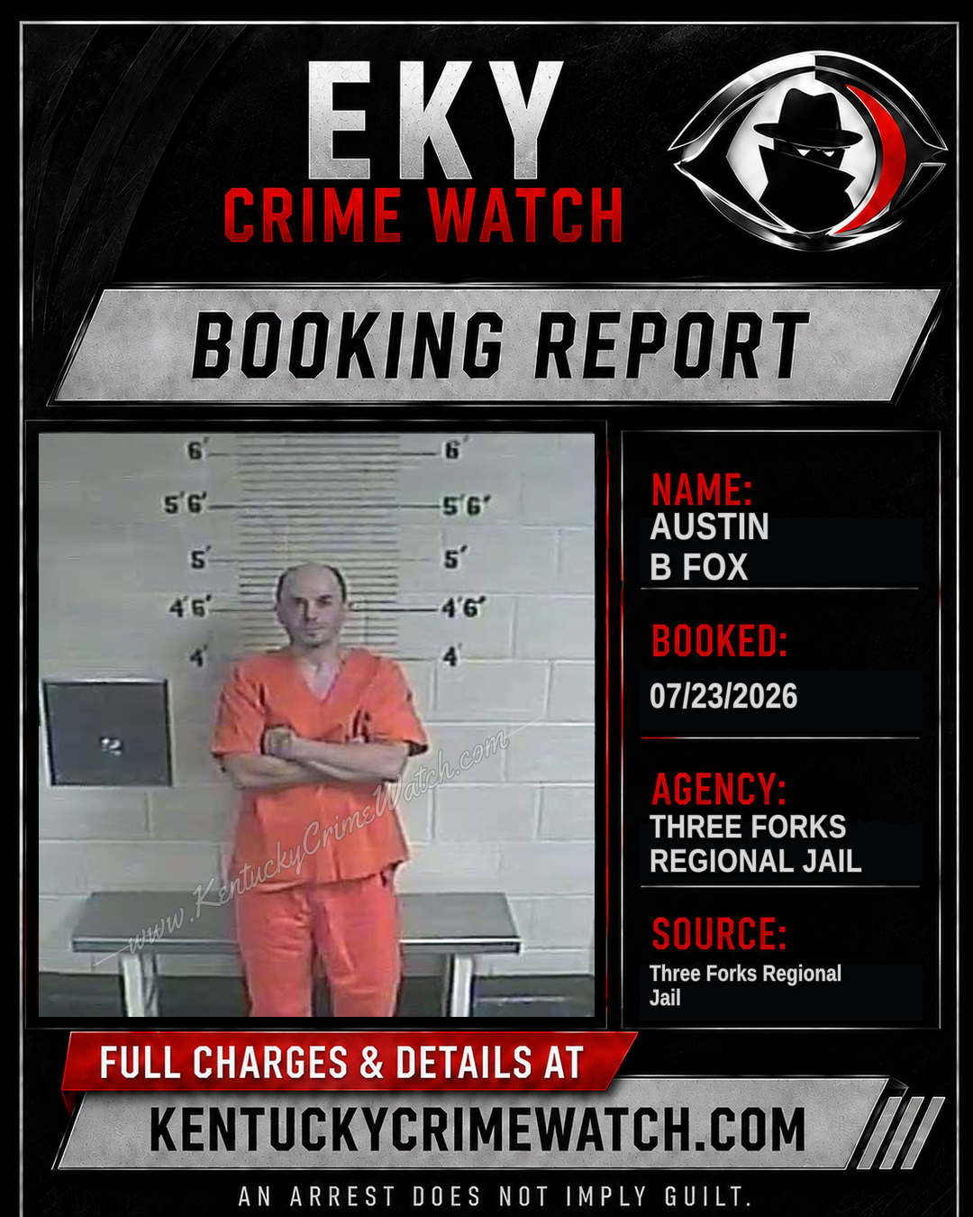 Austin B Fox booking image