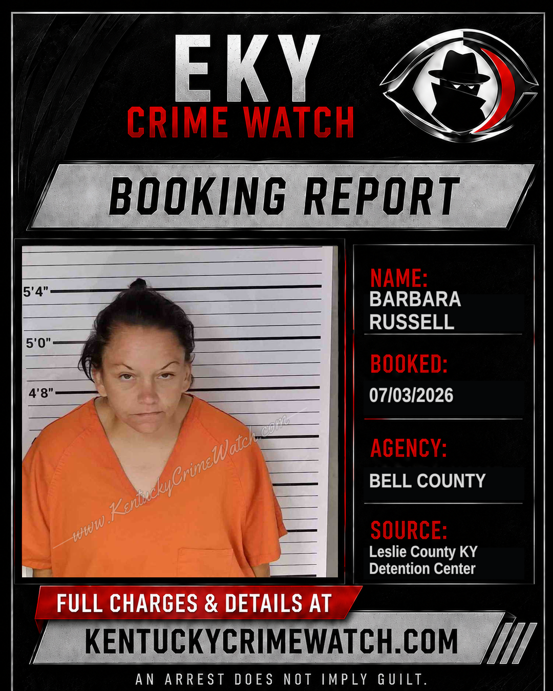 BARBARA RUSSELL booking image