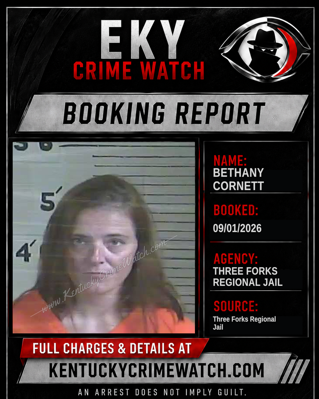 Bethany Cornett booking image