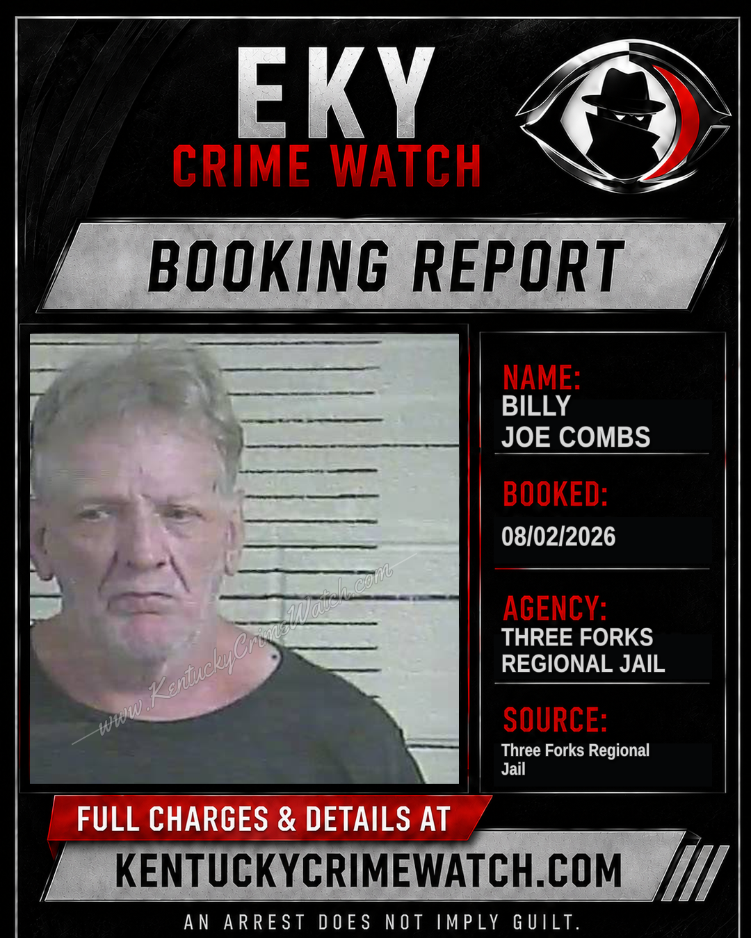 Billy Joe Combs booking image