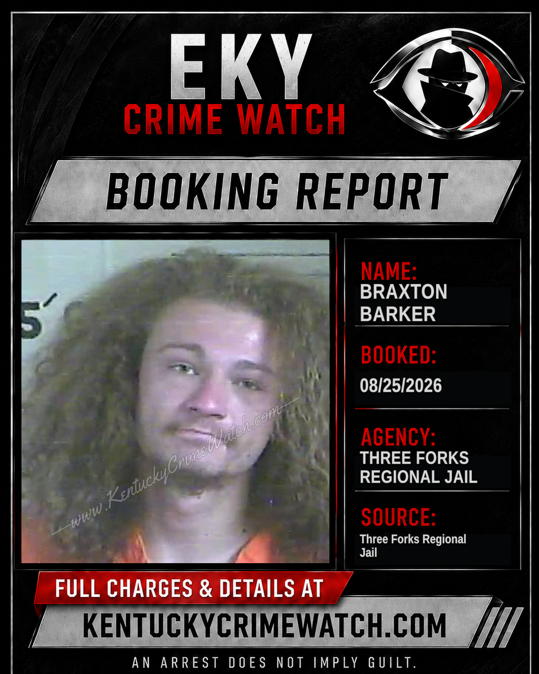 Braxton Barker booking image