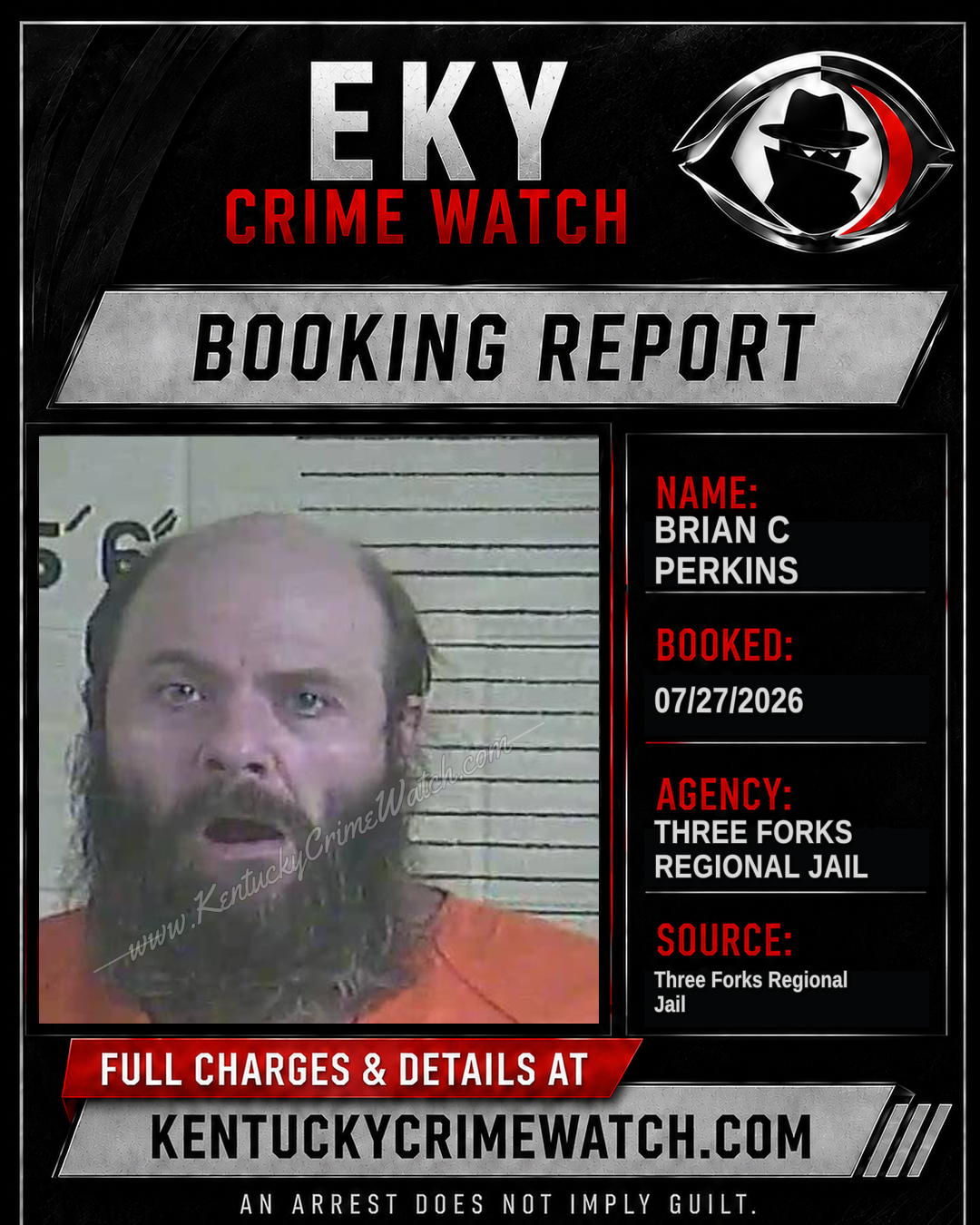 Brian C Perkins booking image