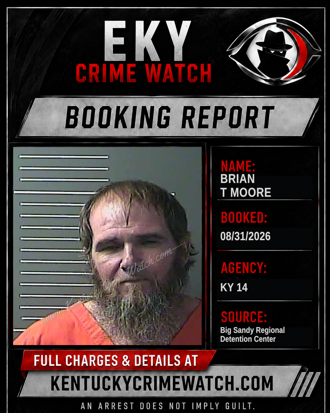 BRIAN T MOORE booking image