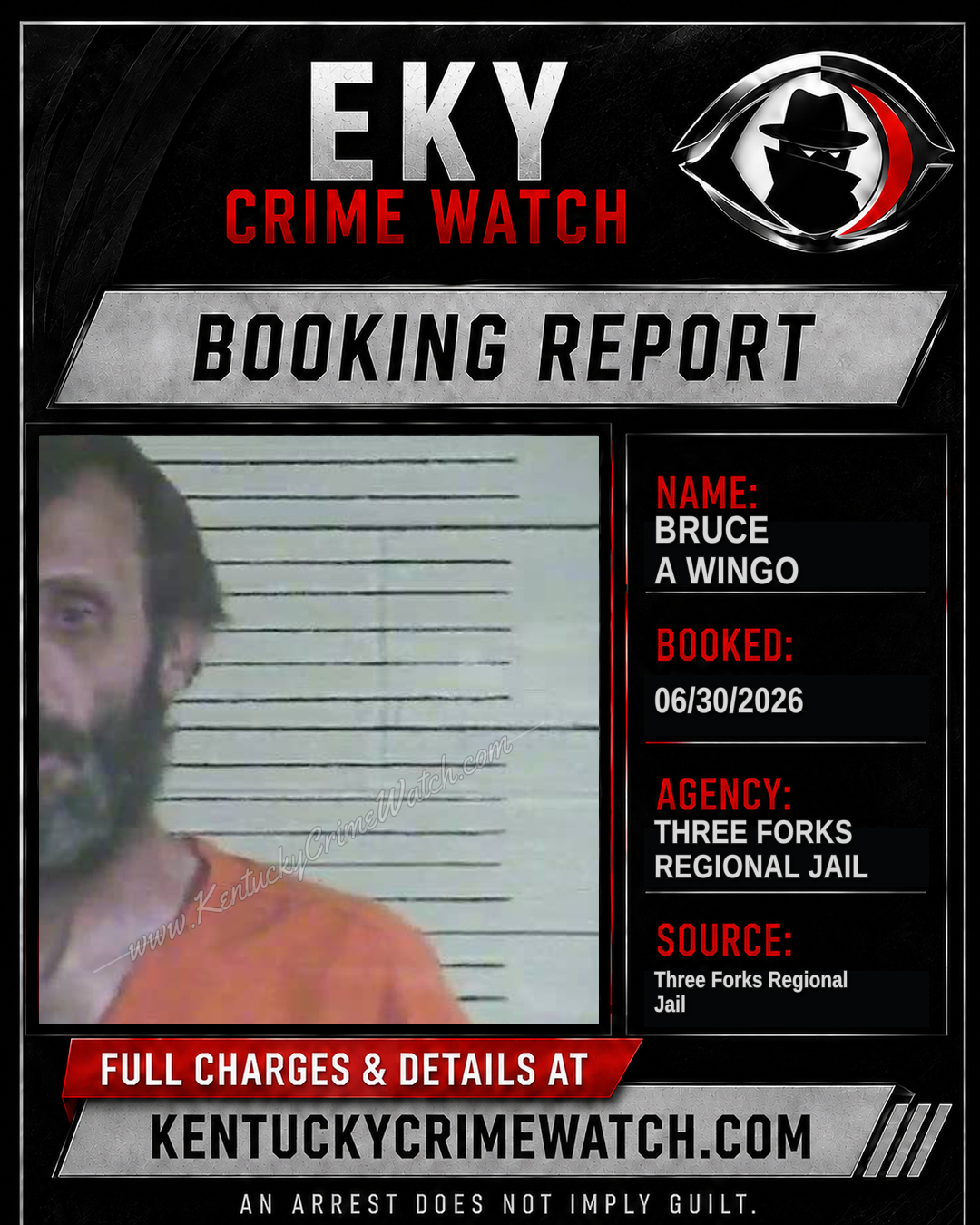 Bruce A Wingo booking image