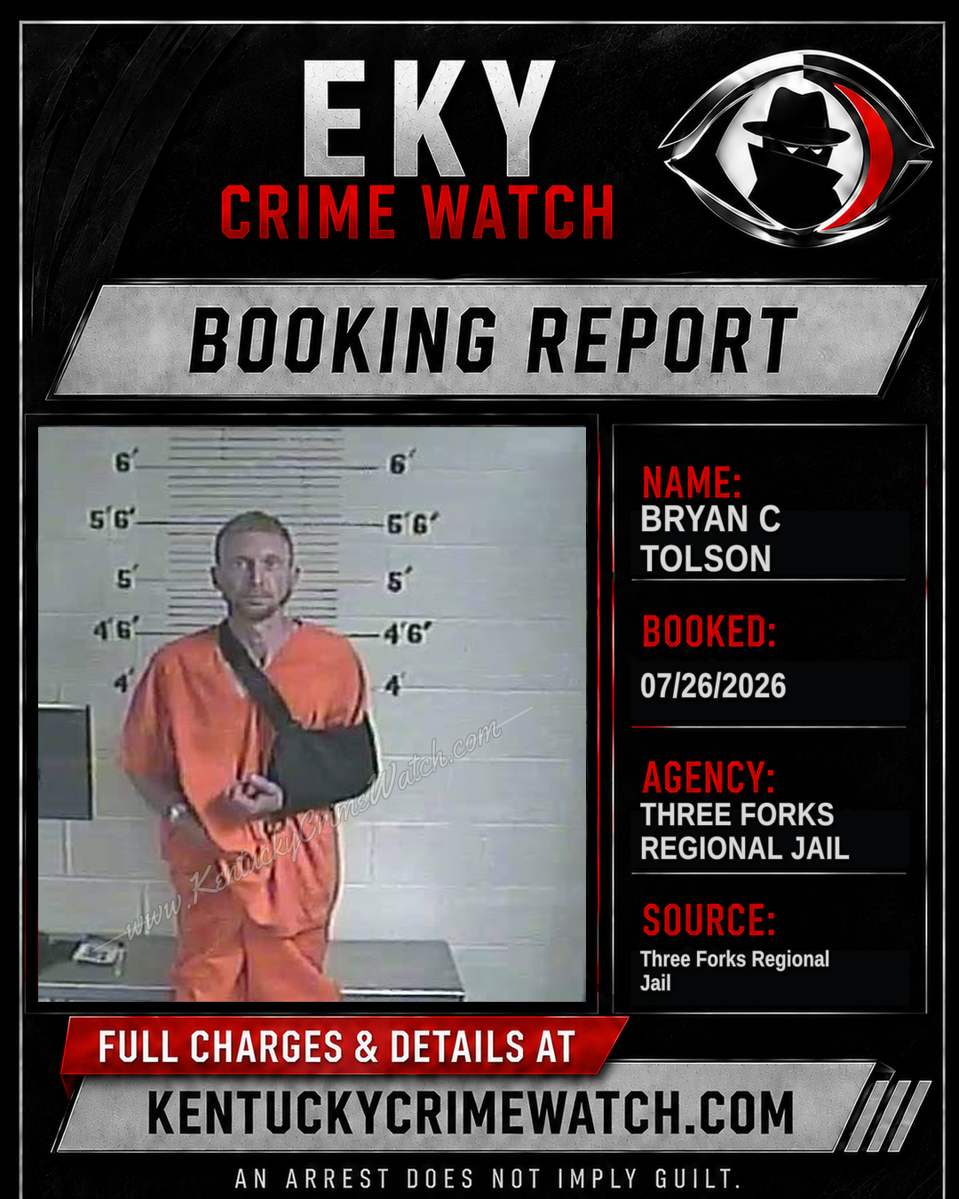 Bryan C Tolson booking image
