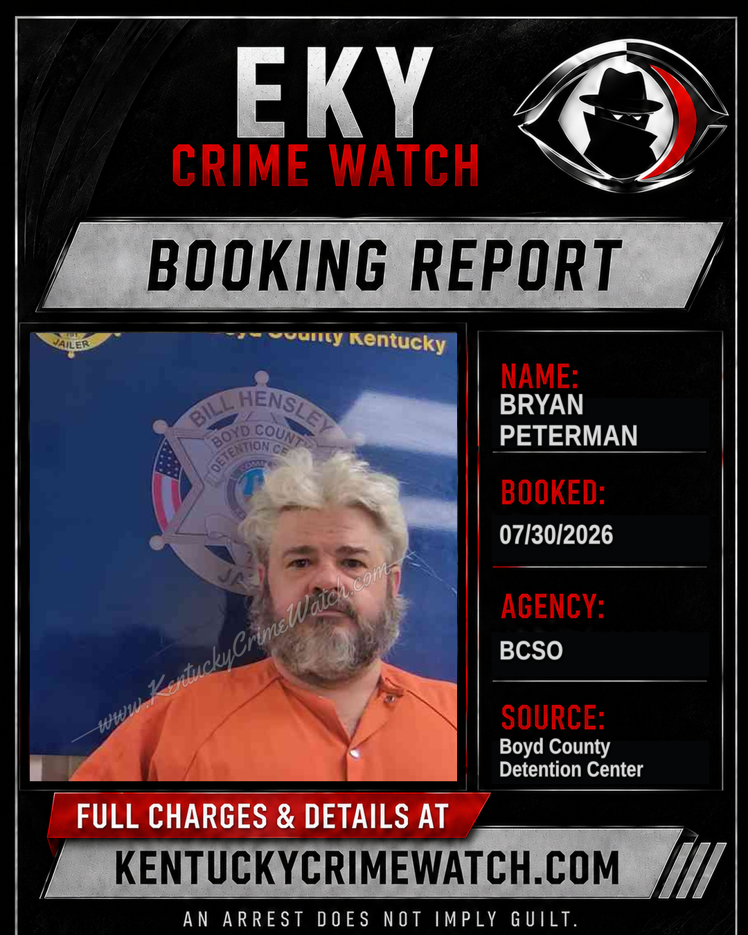 BRYAN PETERMAN booking image