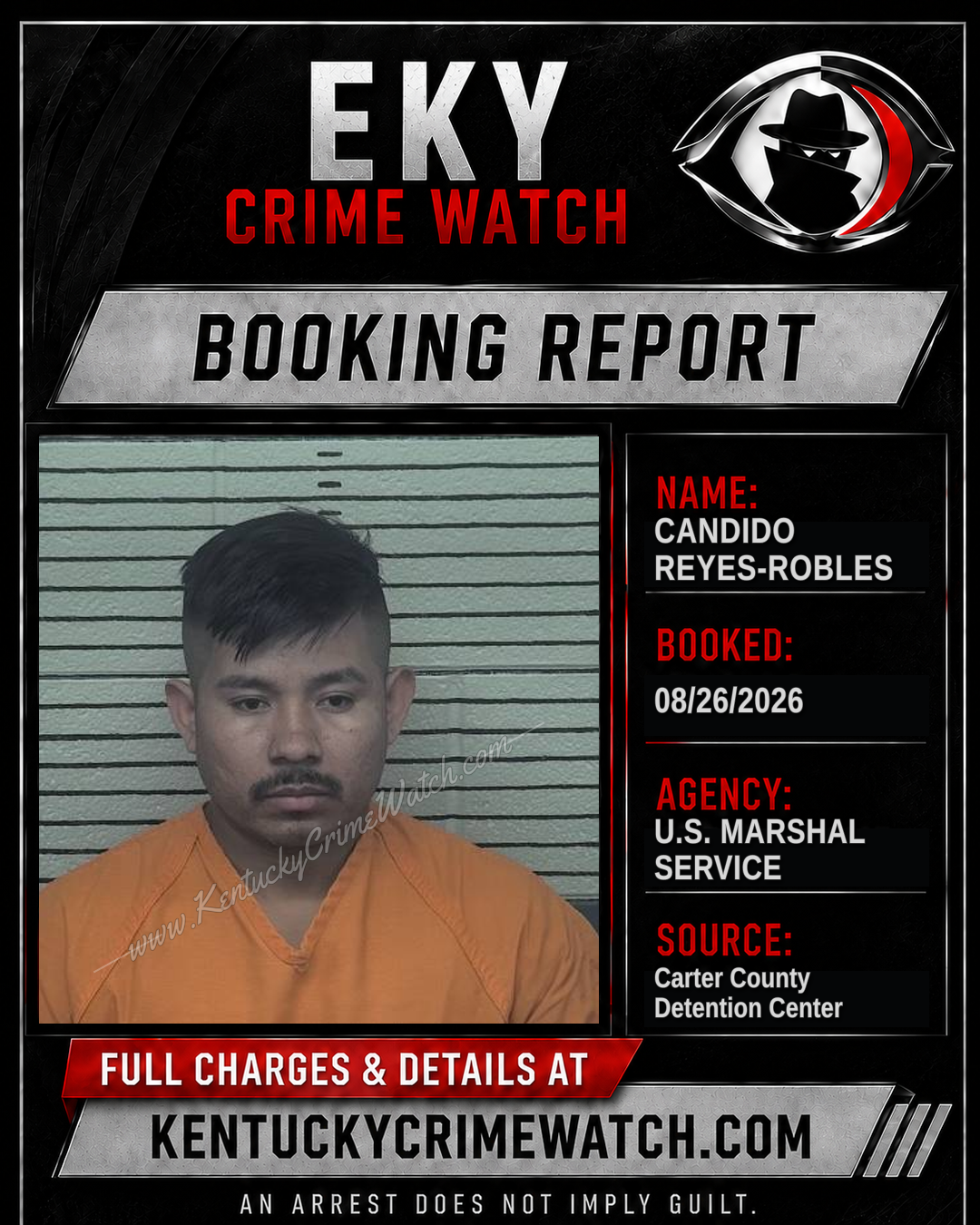 CANDIDO REYES-ROBLES booking image