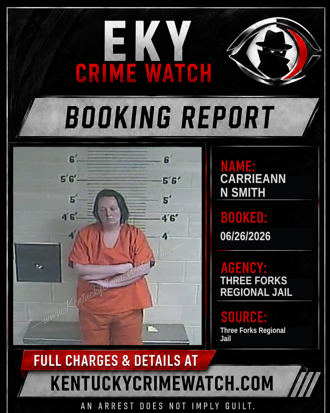 CARRIEANN N SMITH booking image