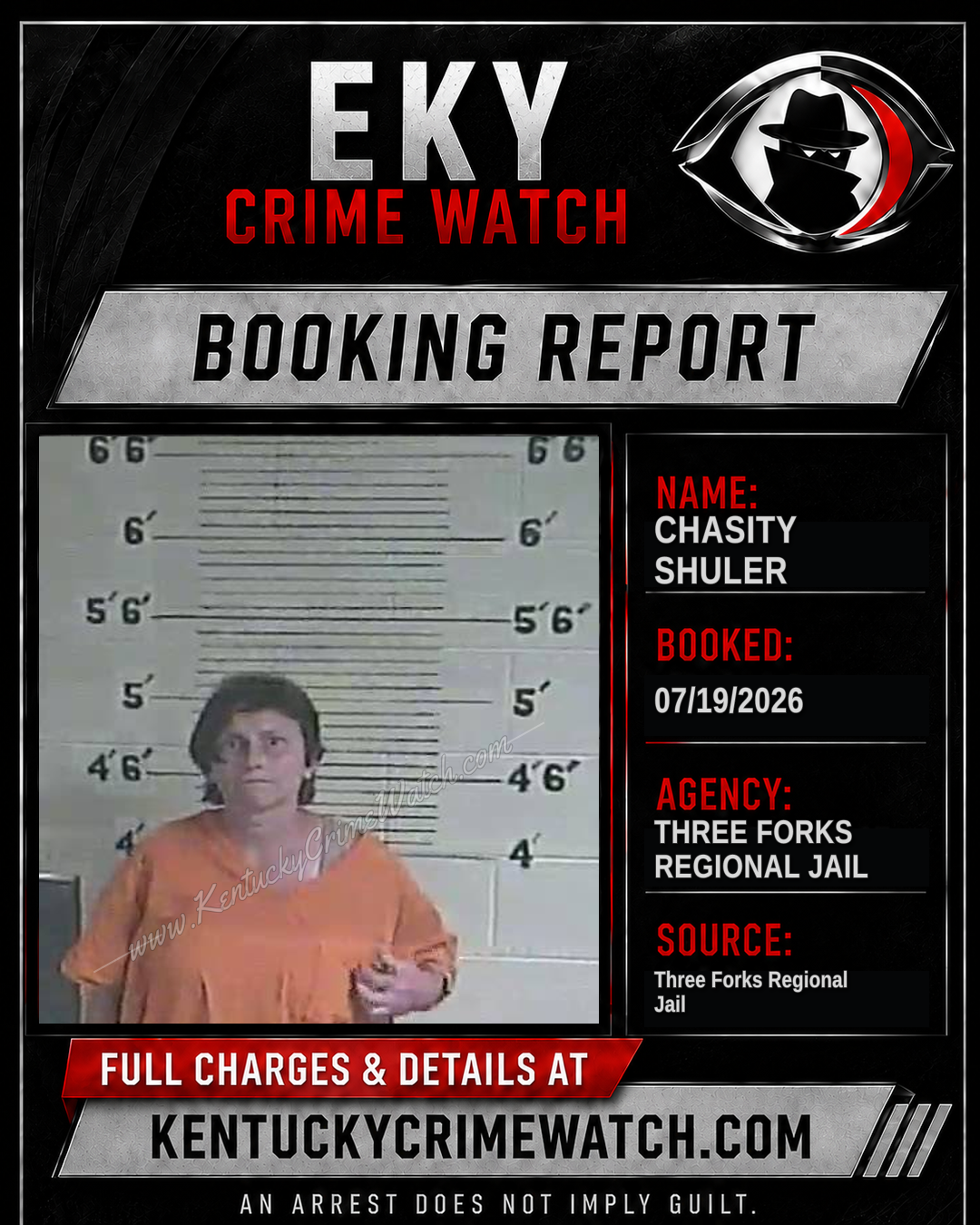 Chasity Shuler booking image