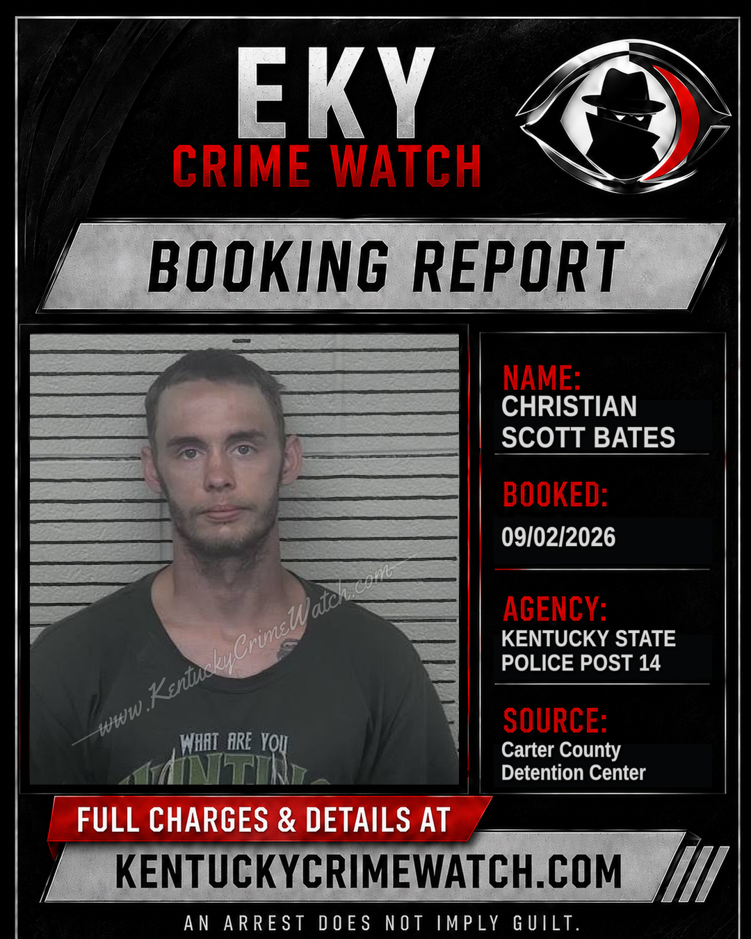 CHRISTIAN SCOTT BATES booking image