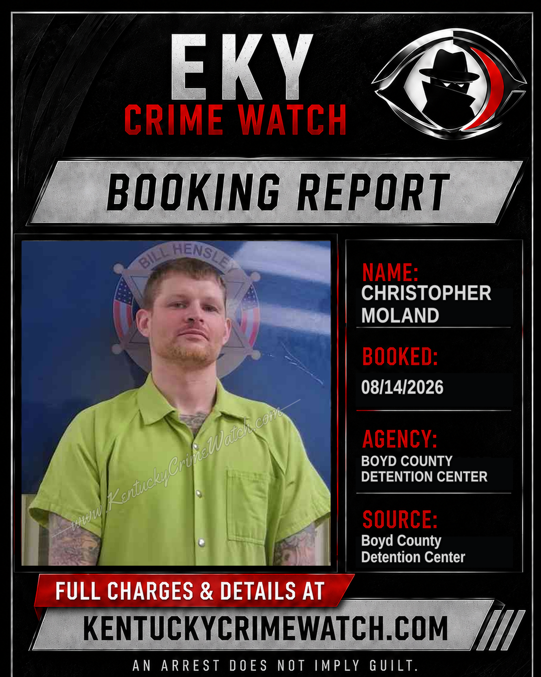 CHRISTOPHER MOLAND booking image