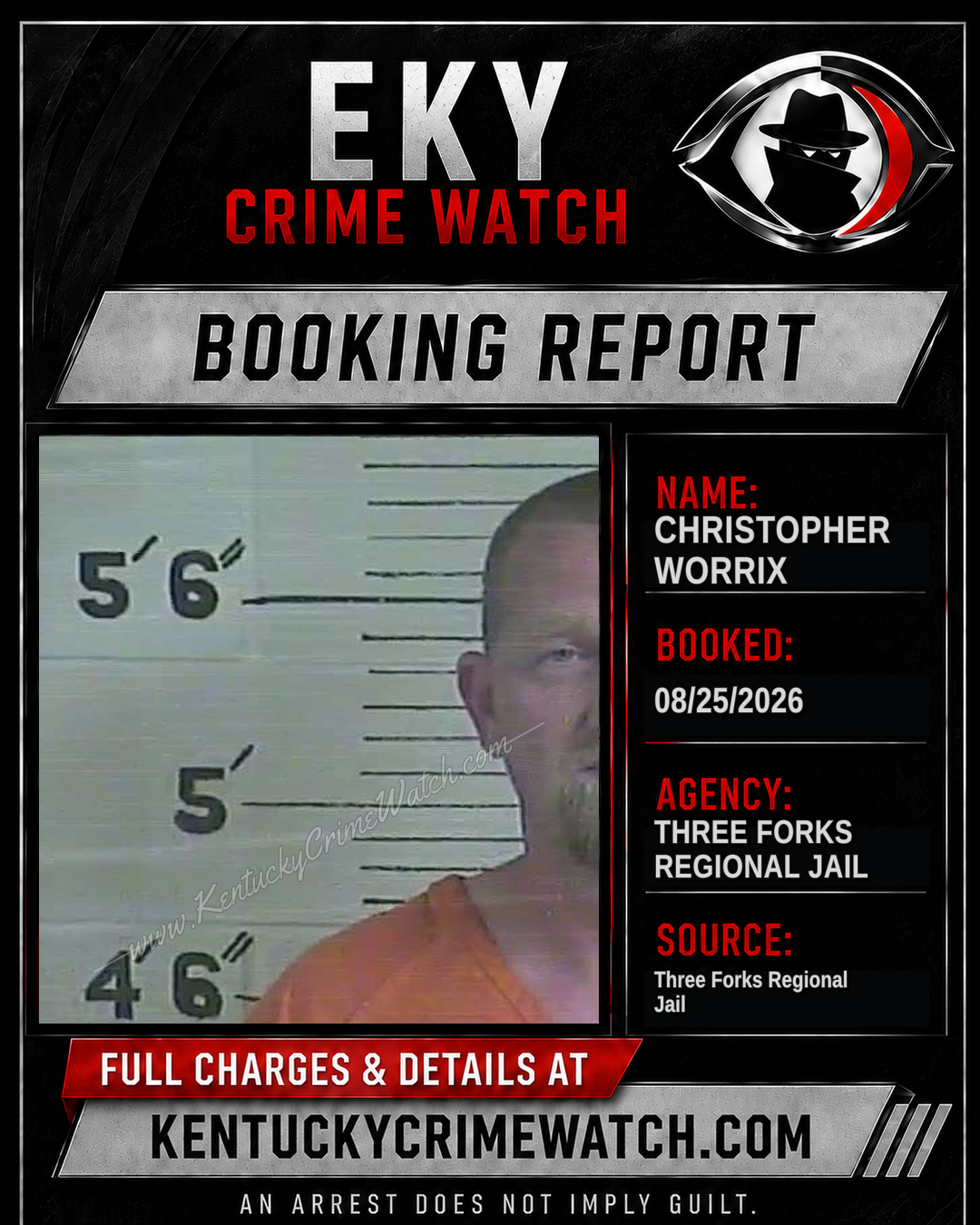 Christopher Worrix booking image
