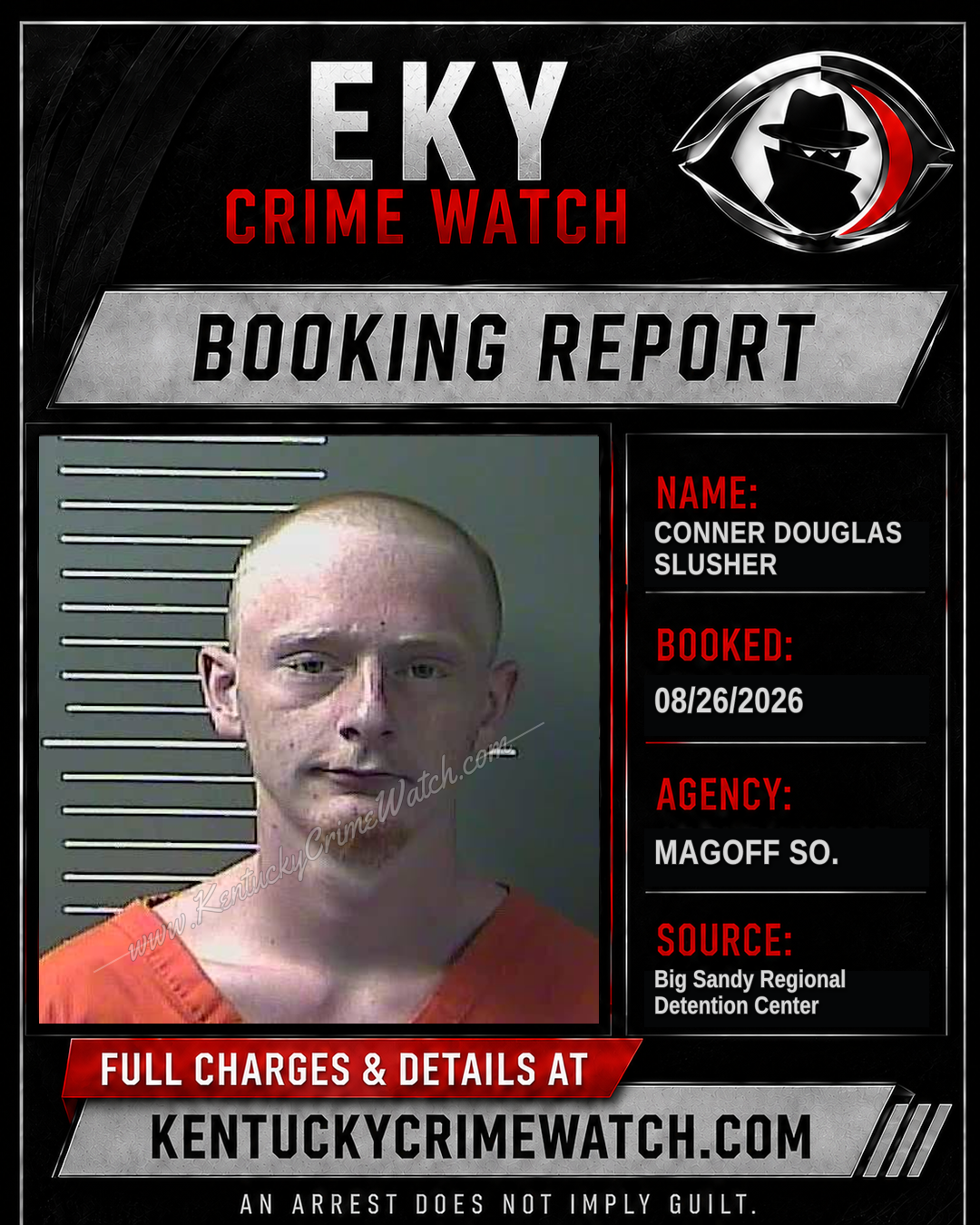 CONNER DOUGLAS SLUSHER booking image