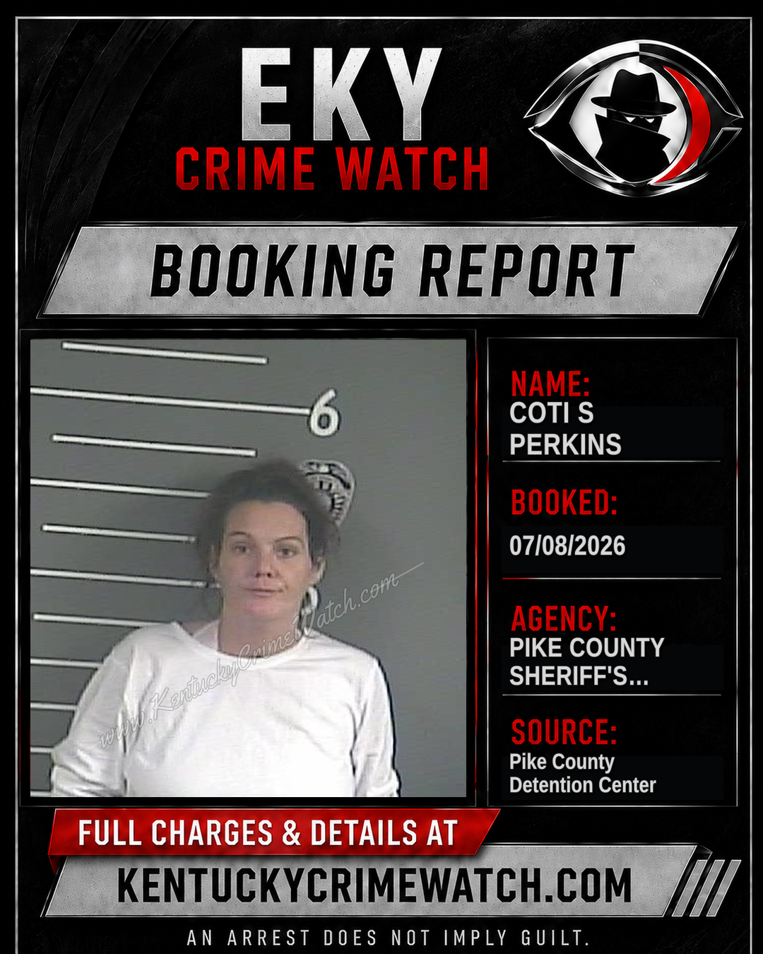 COTI S PERKINS booking image
