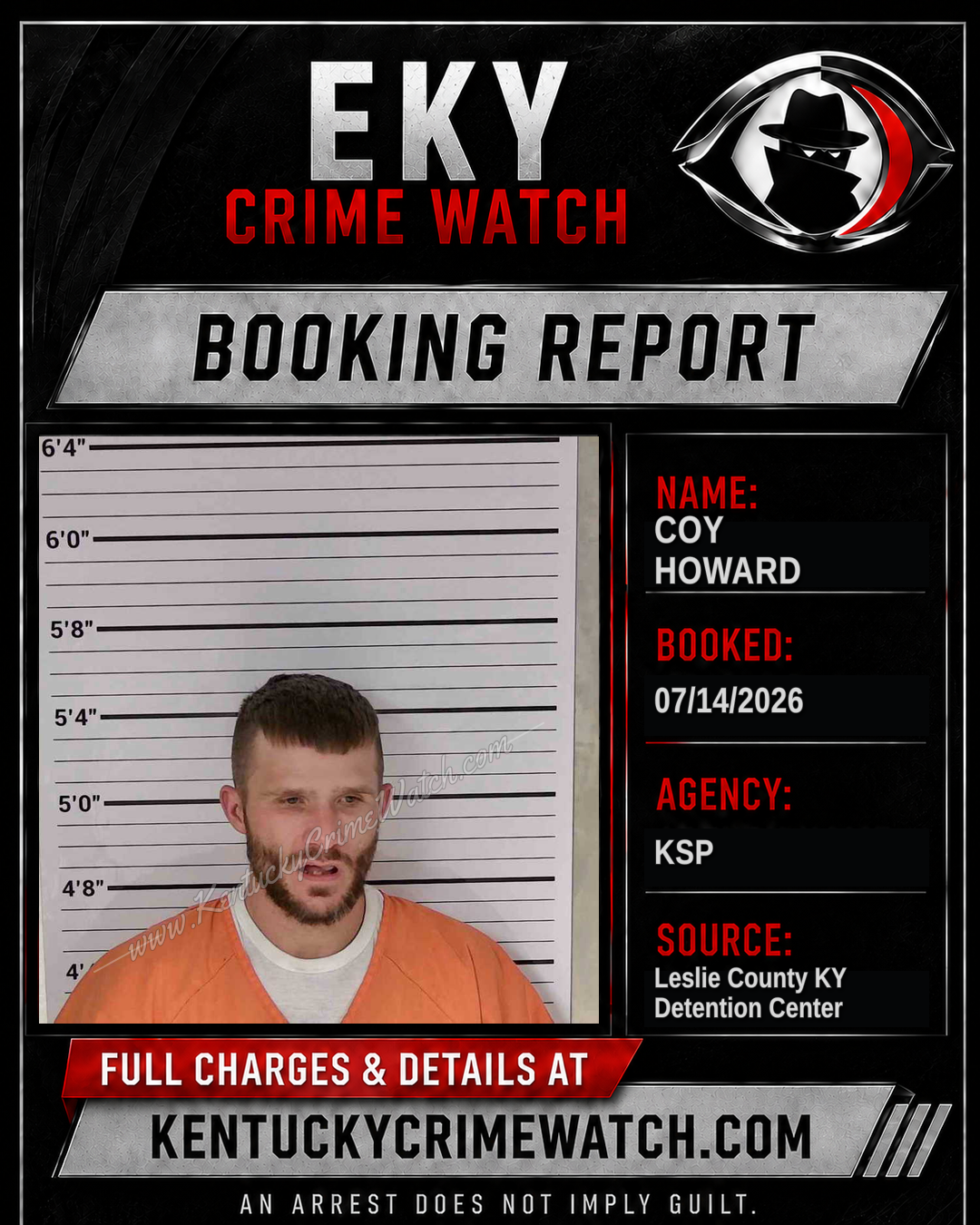 COY HOWARD booking image