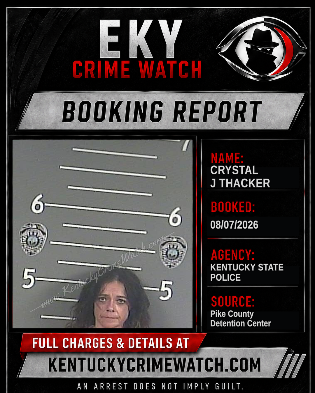 CRYSTAL J THACKER booking image