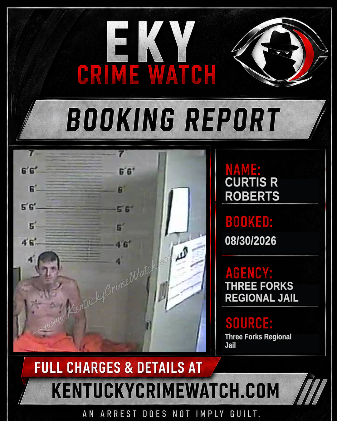 Curtis R Roberts booking image