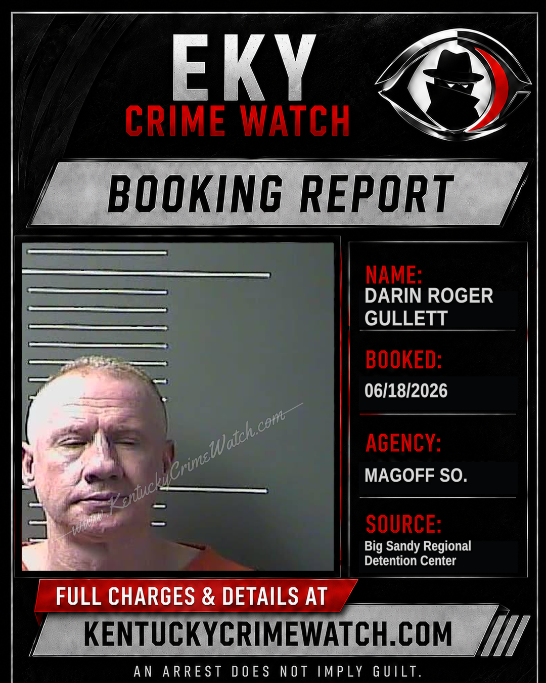 DARIN ROGER GULLETT booking image