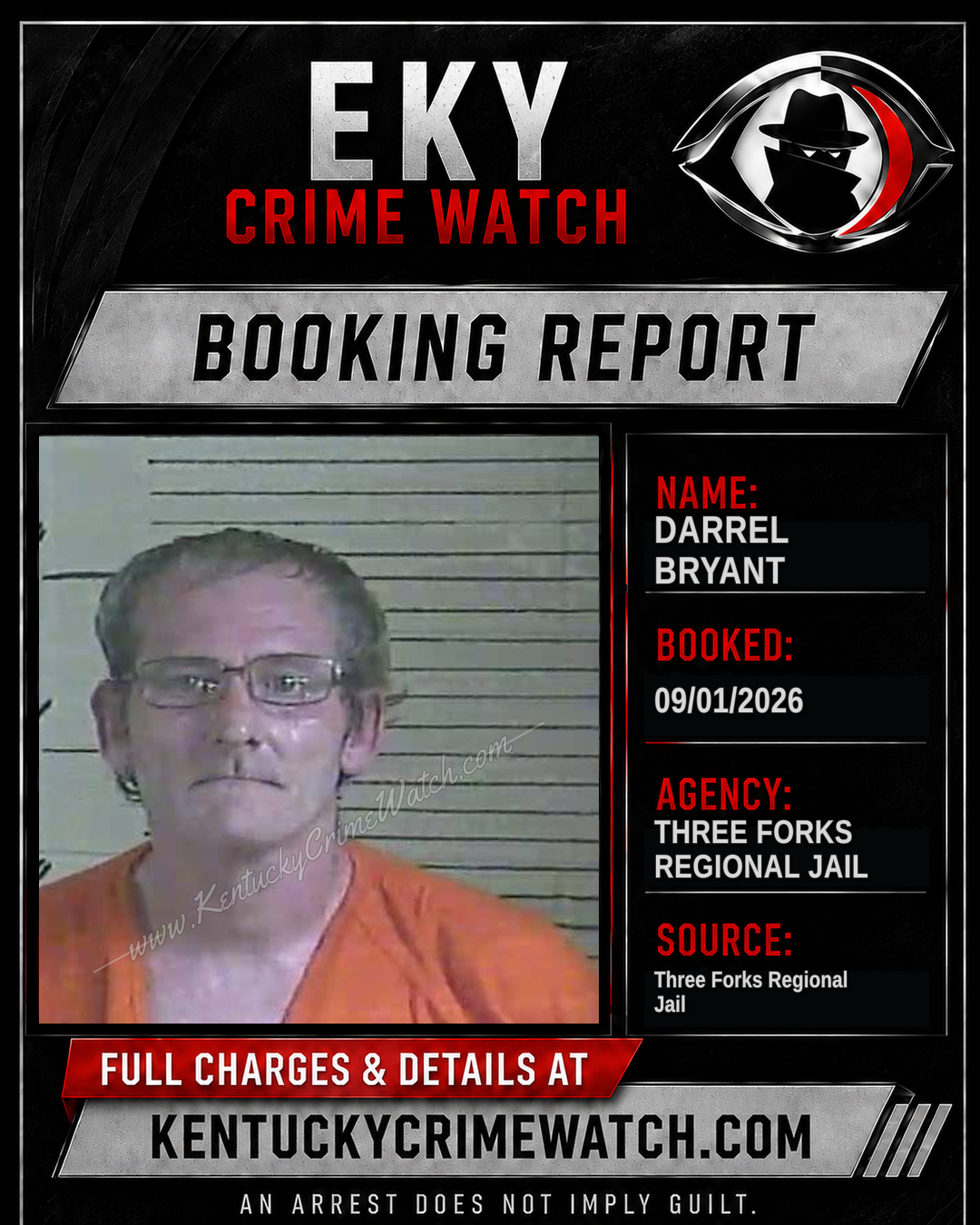 Darrel Bryant booking image