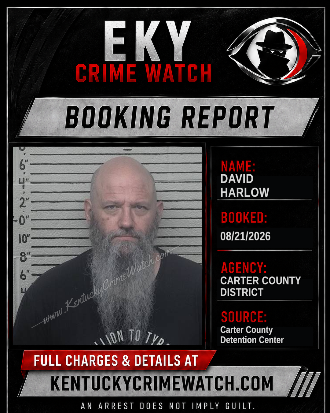 DAVID HARLOW booking image