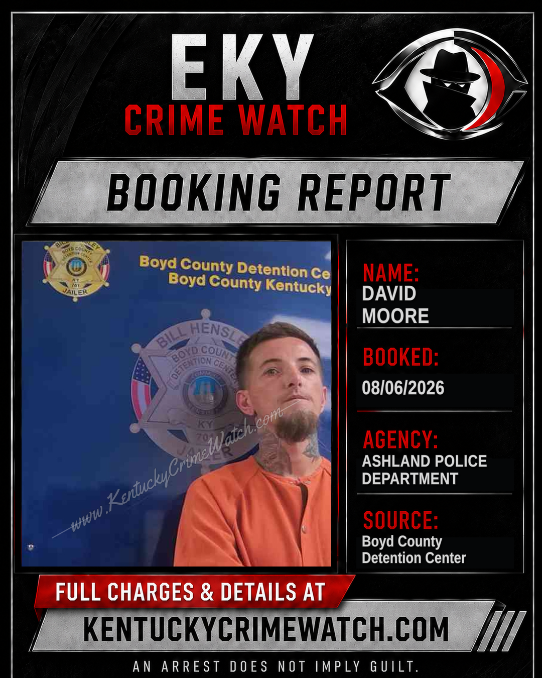 DAVID MOORE booking image
