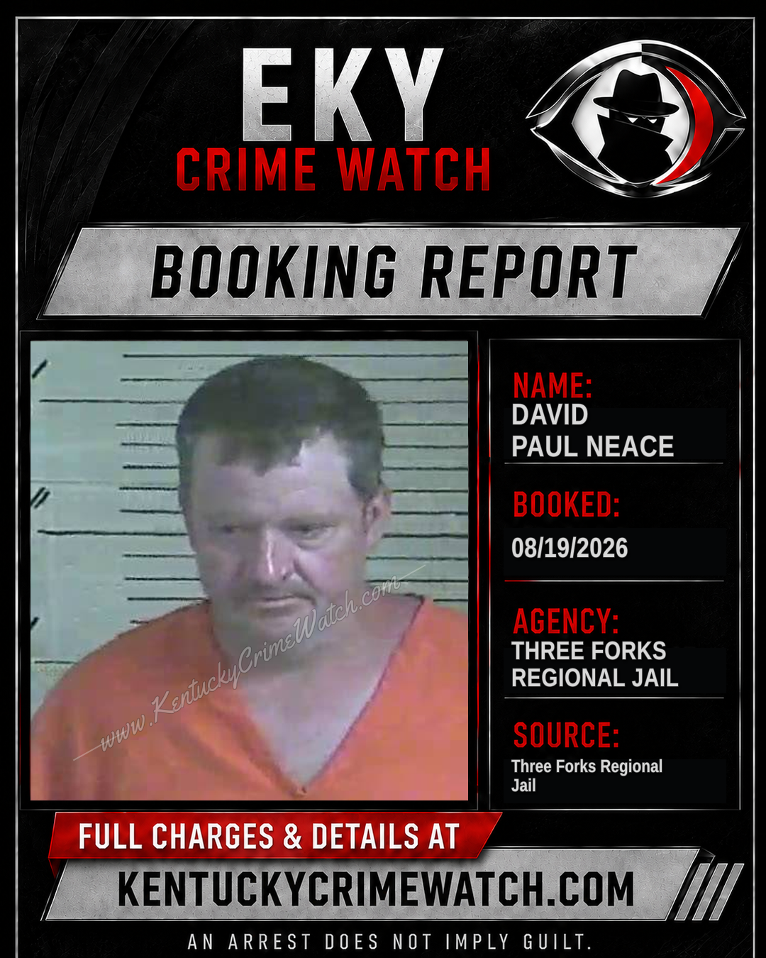 David Paul Neace booking image