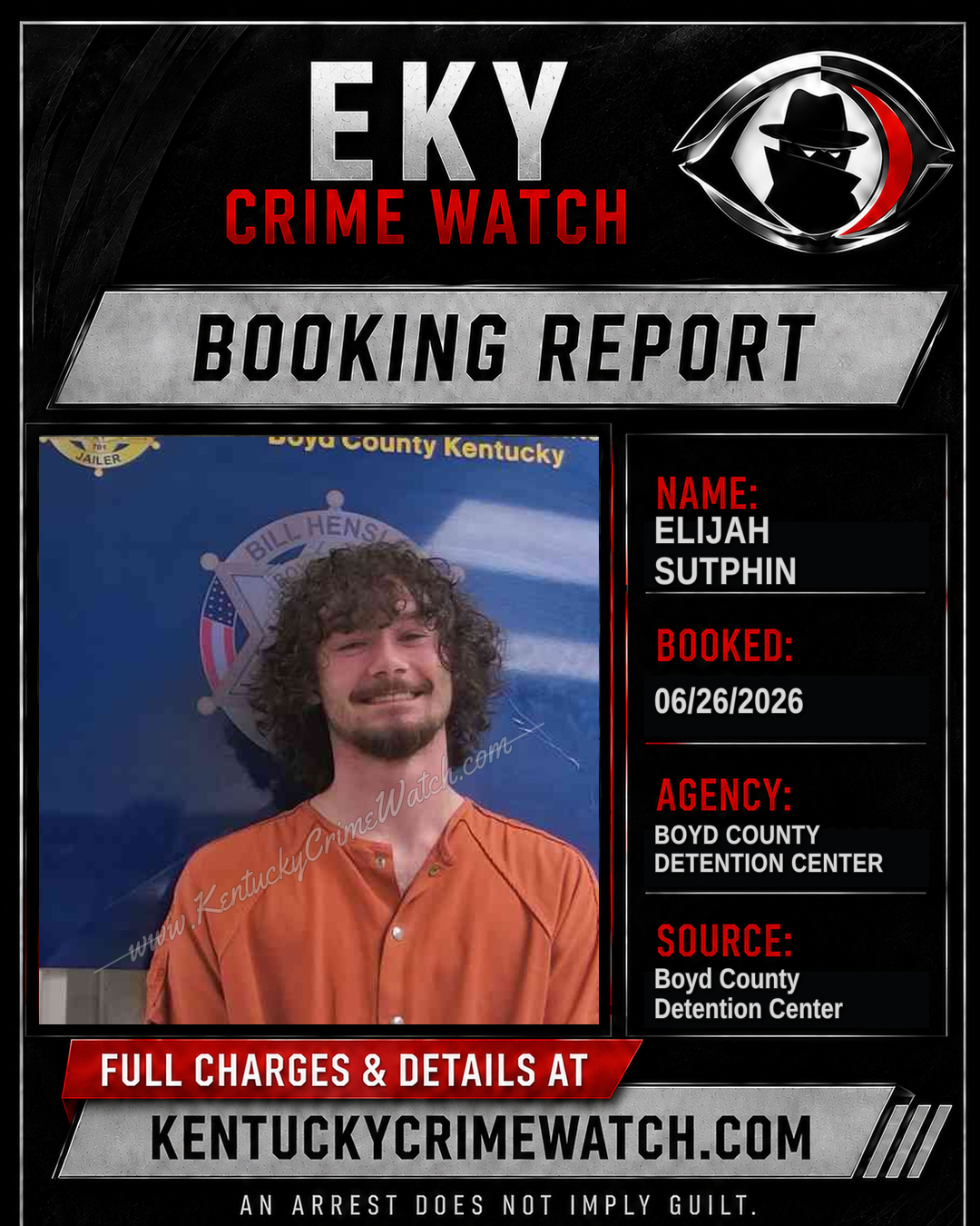 ELIJAH SUTPHIN booking image