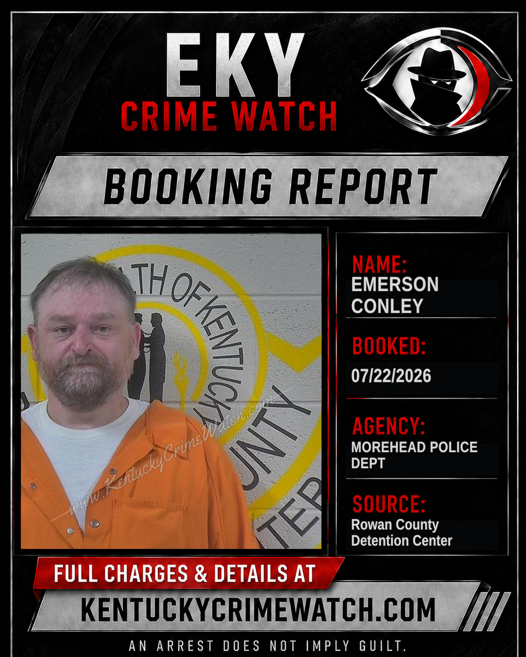 EMERSON CONLEY booking report card