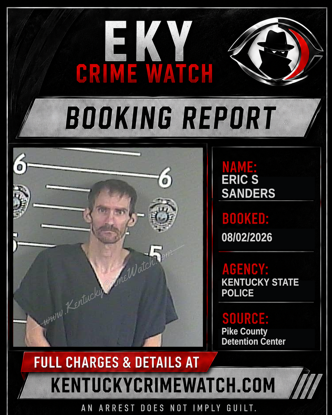 ERIC S SANDERS booking image