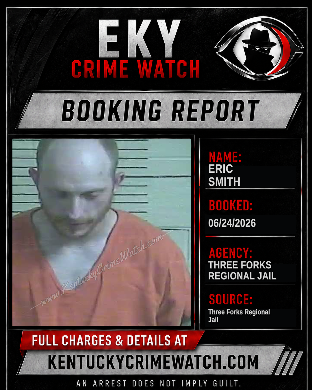 Eric Smith booking image