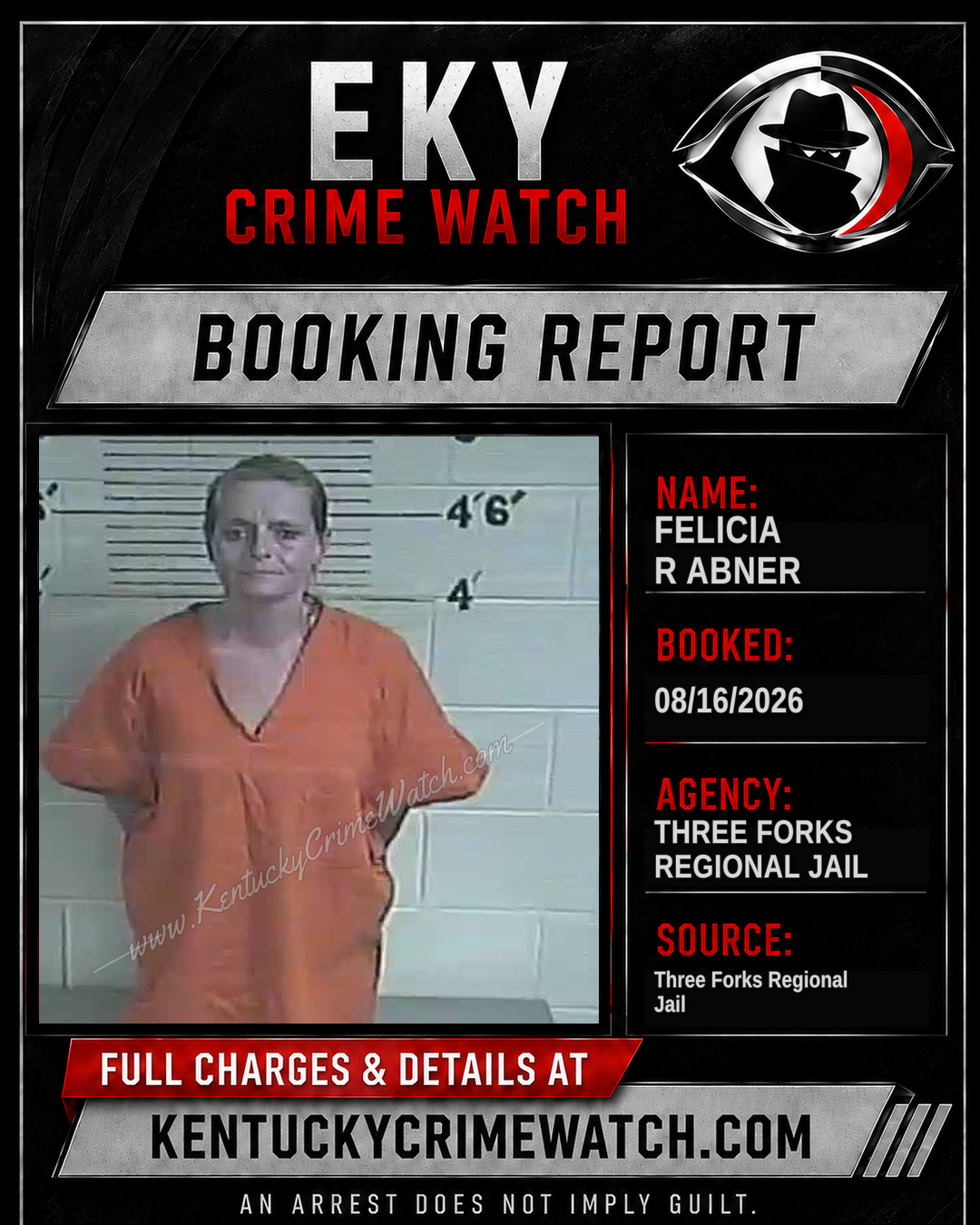 Felicia R Abner booking image