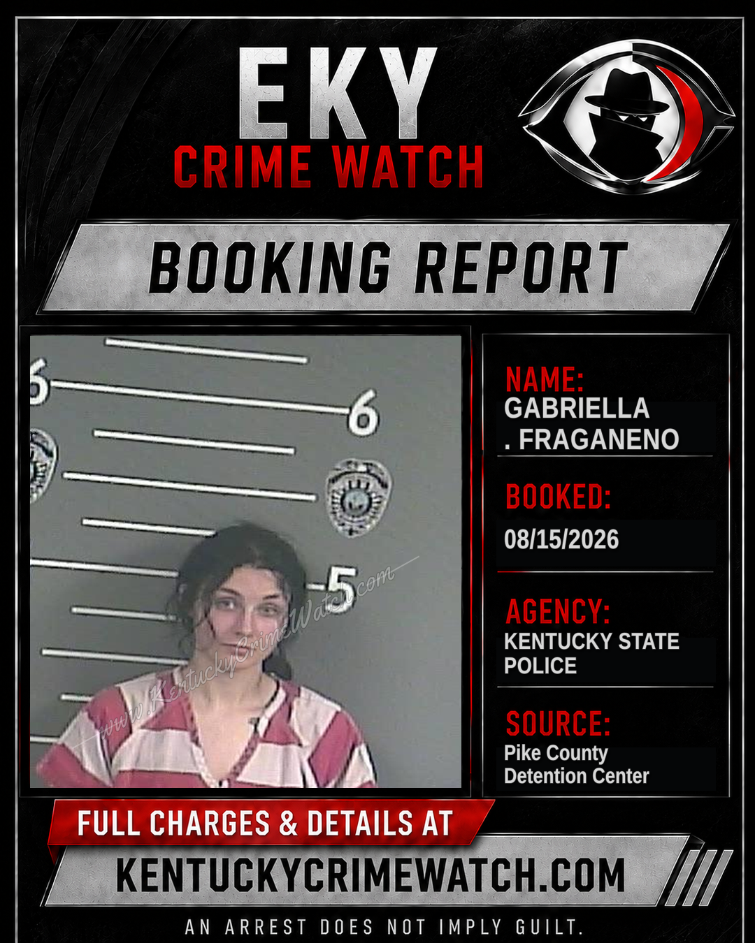 GABRIELLA . FRAGANENO booking image