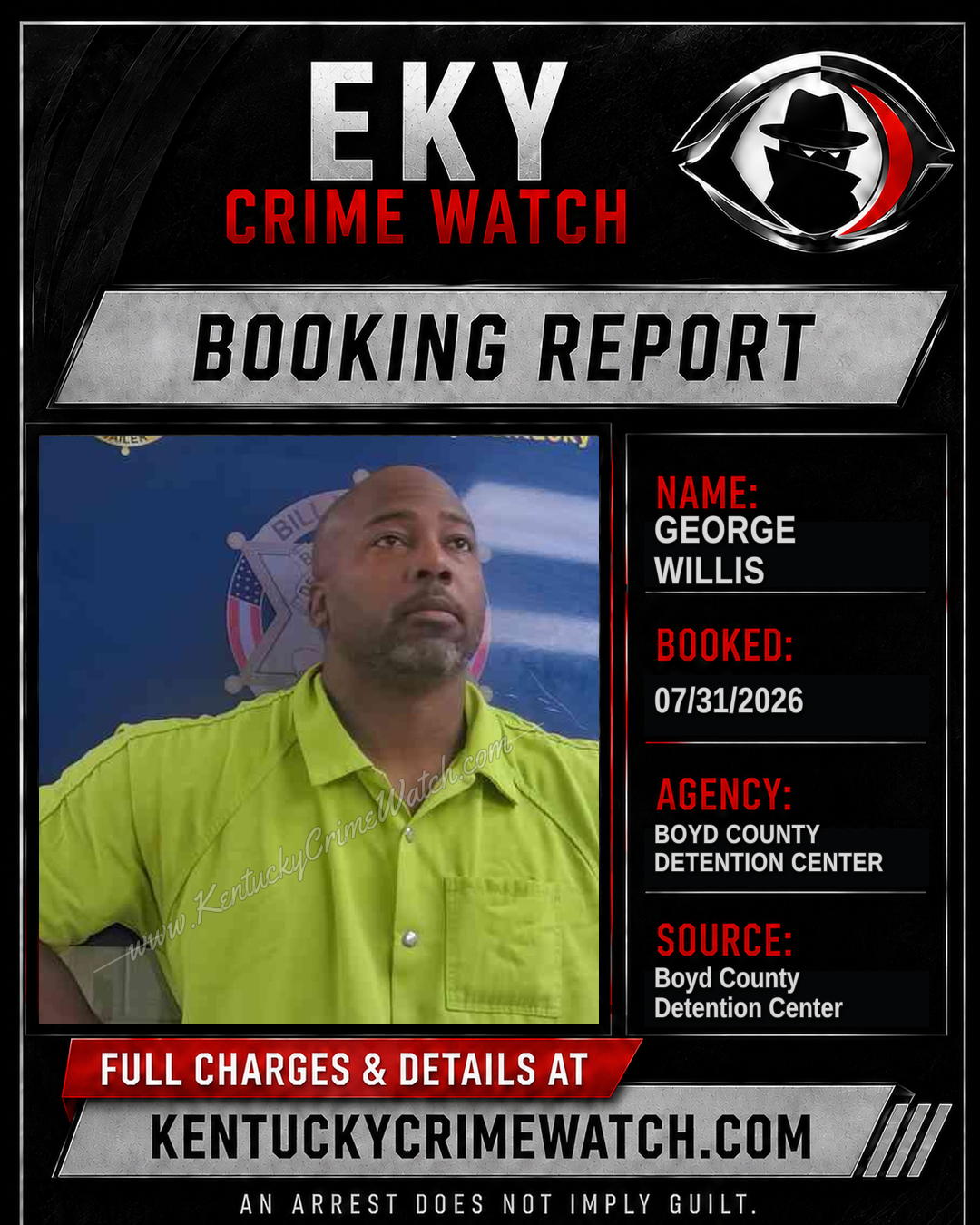 GEORGE WILLIS booking image
