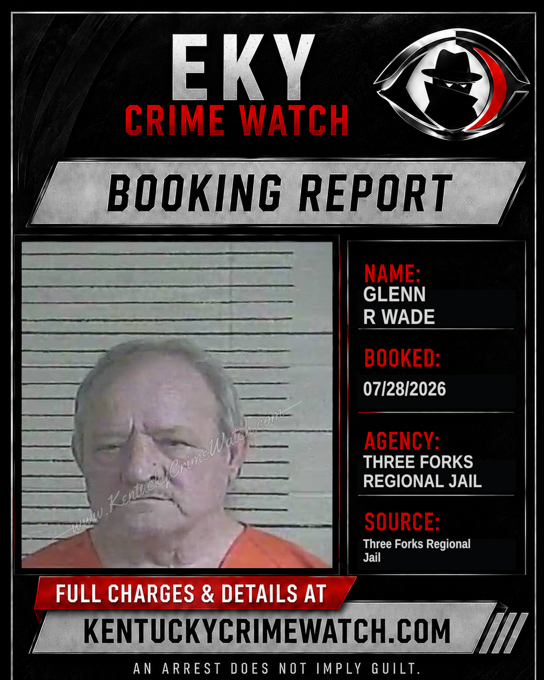 Glenn R Wade booking image