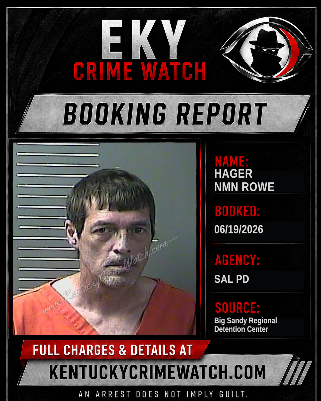 HAGER NMN ROWE booking report card