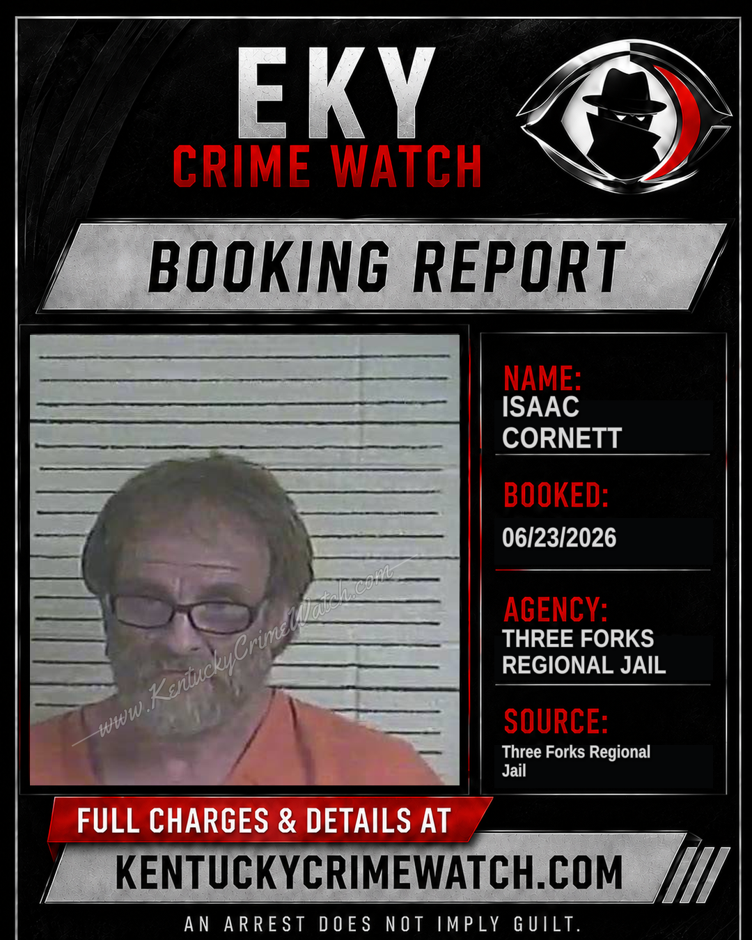 Isaac Cornett booking image