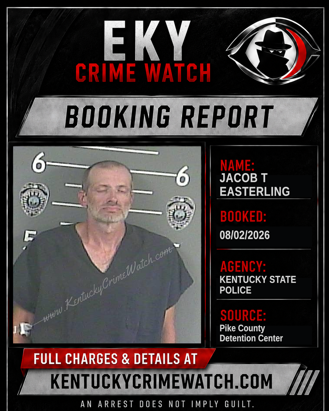 JACOB T EASTERLING booking image