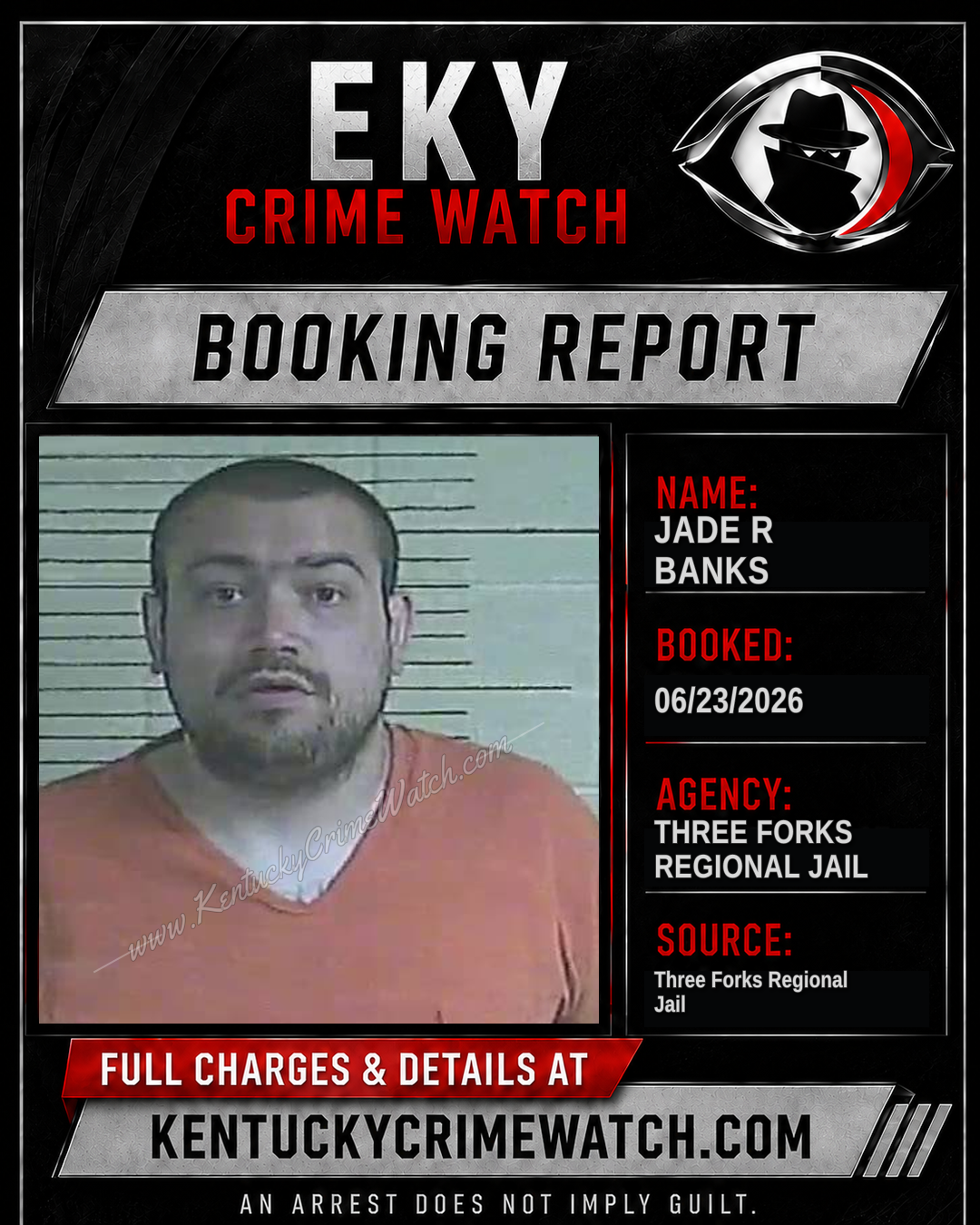 Jade R Banks booking image