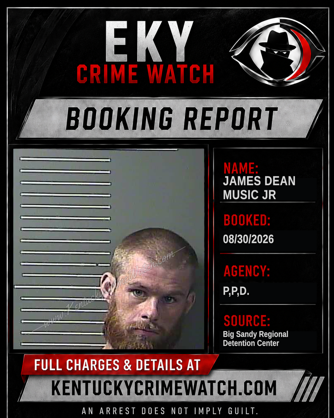 JAMES DEAN MUSIC JR booking image