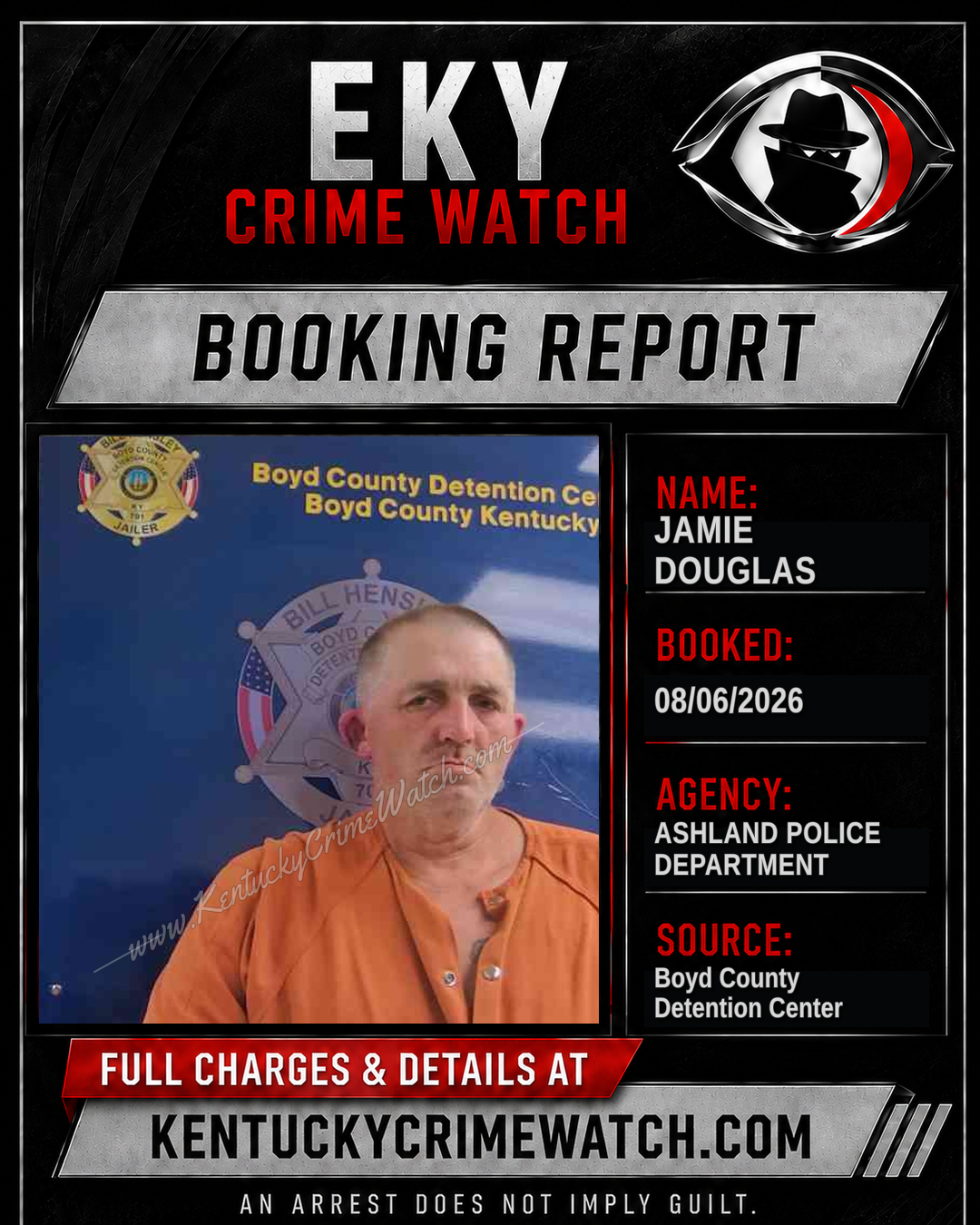 JAMIE DOUGLAS booking image