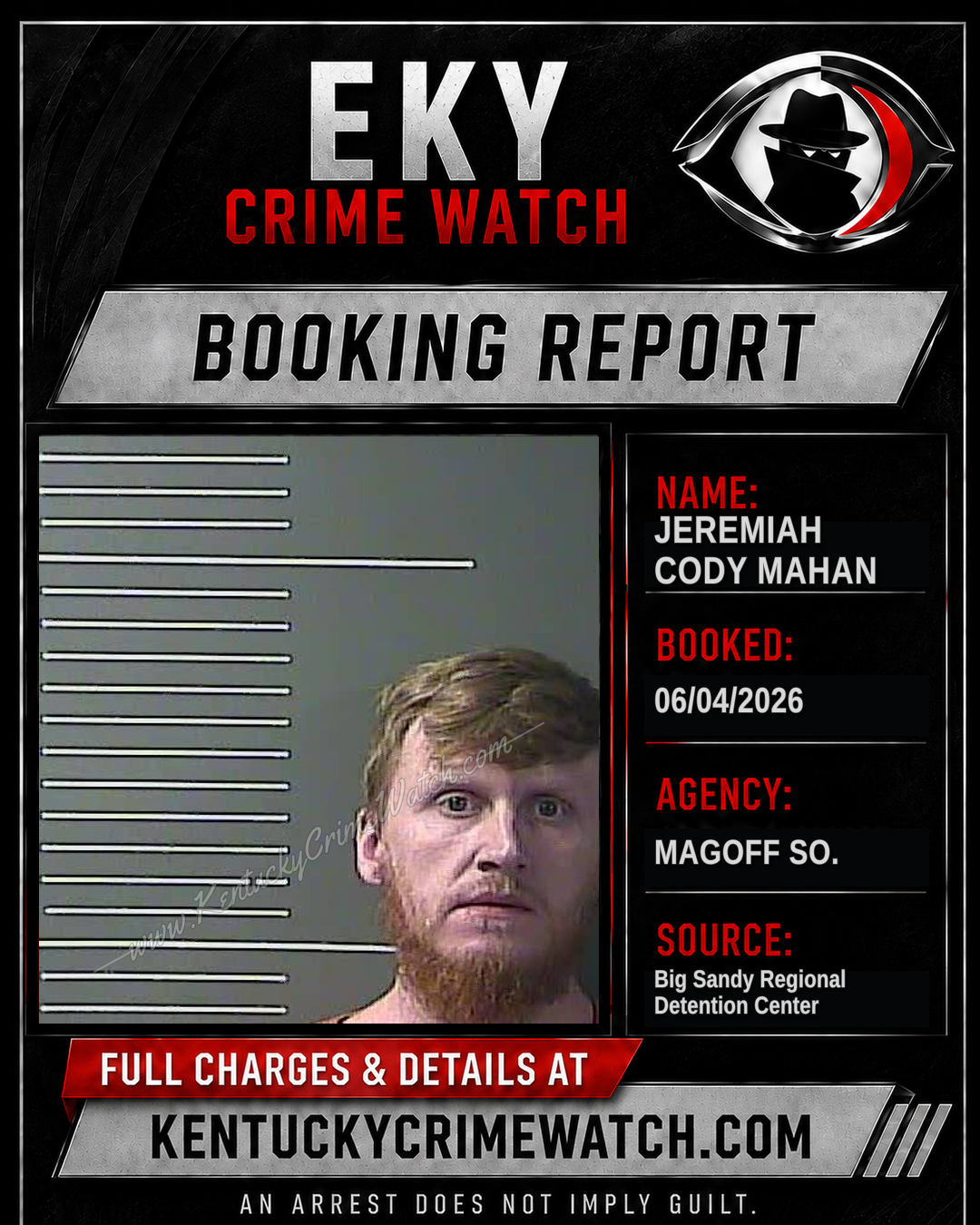 JEREMIAH CODY MAHAN booking image